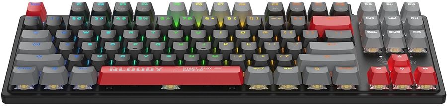 Клавиатура A4Tech S310N механическая черный/красный USB Multimedia for gamer LED кабель 1.8м