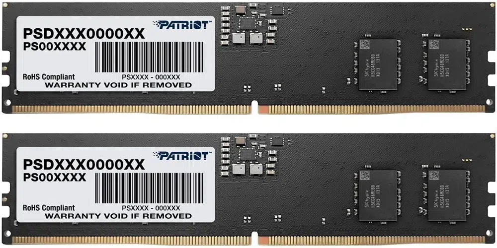 Память DDR5 2x32GB 6000MHz Patriot PSD564G5600K Signature Line RTL PC5-44800 CL46 DIMM 288-pin 1.1В Ret