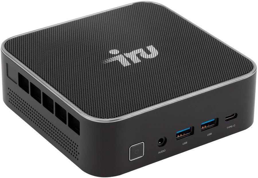 Неттоп IRU Tactio 525 Ryzen 5 6600H (3.3) 16Gb SSD512Gb 660M Windows 11 Pro GbitEth WiFi BT 120W черный (RUS) (2164239)