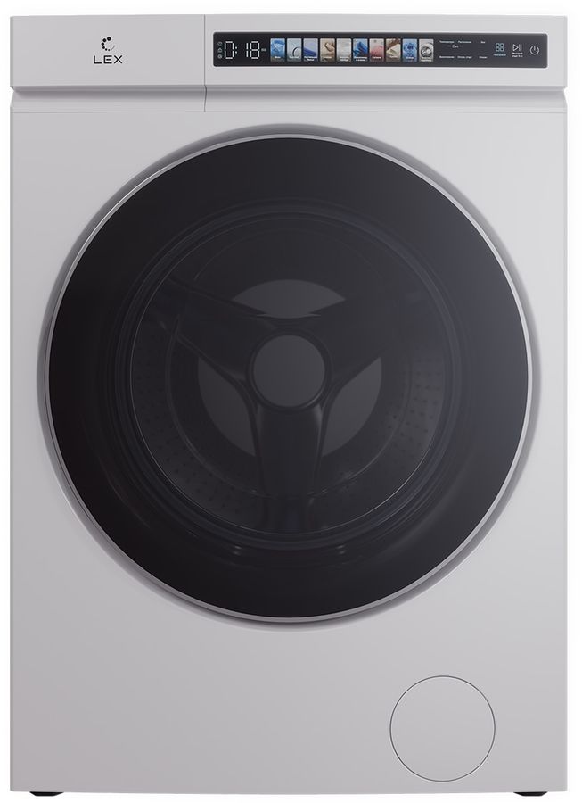 Стиральная машина Lex LWM 10612 WHID MAGNA класс: A+++ загр.фронтальная макс.:10кг (с сушкой) белый инвертор