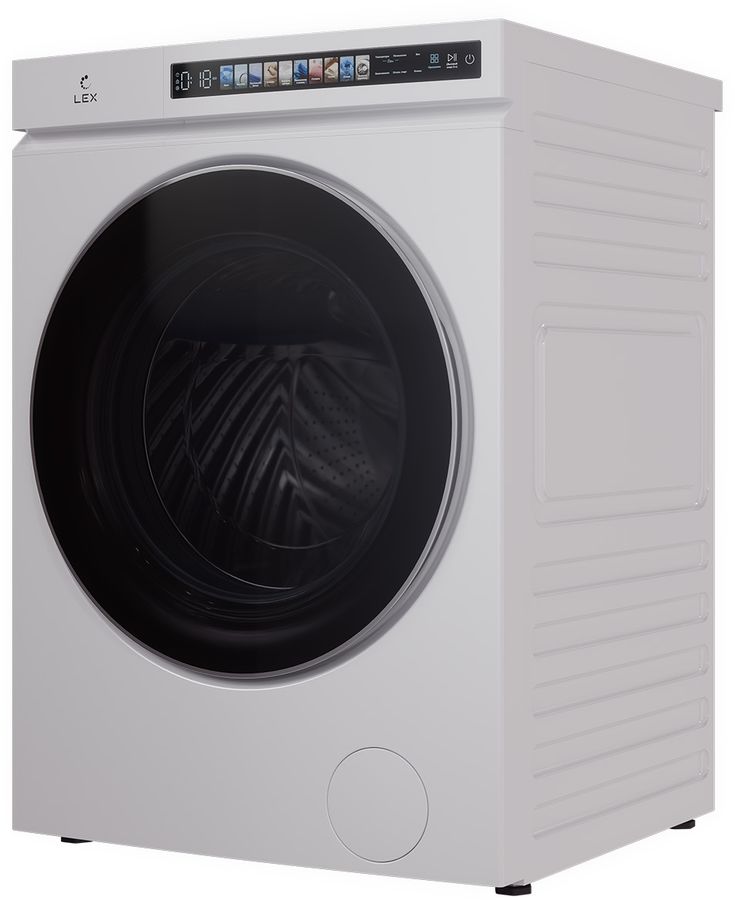 Стиральная машина Lex LWM 10612 WHID MAGNA класс: A+++ загр.фронтальная макс.:10кг (с сушкой) белый инвертор