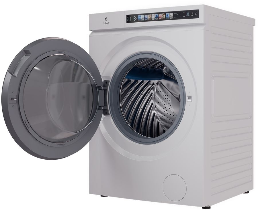 Стиральная машина Lex LWM 10612 WHID MAGNA класс: A+++ загр.фронтальная макс.:10кг (с сушкой) белый инвертор
