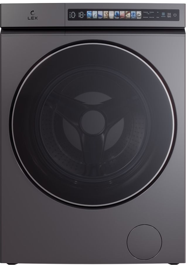 Стиральная машина Lex LWM 10612 GRID MAGNA класс: A+++ загр.фронтальная макс.:10кг (с сушкой) серый инвертор