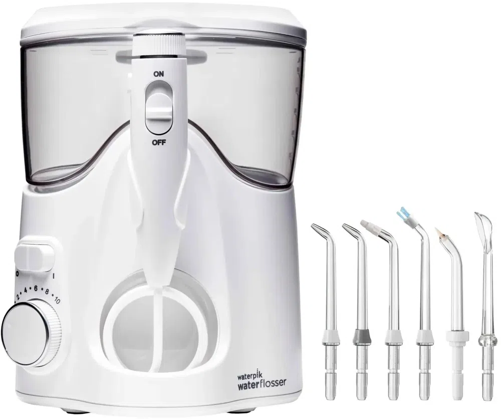 Ирригатор Waterpik WF-150EU 6насад. белый