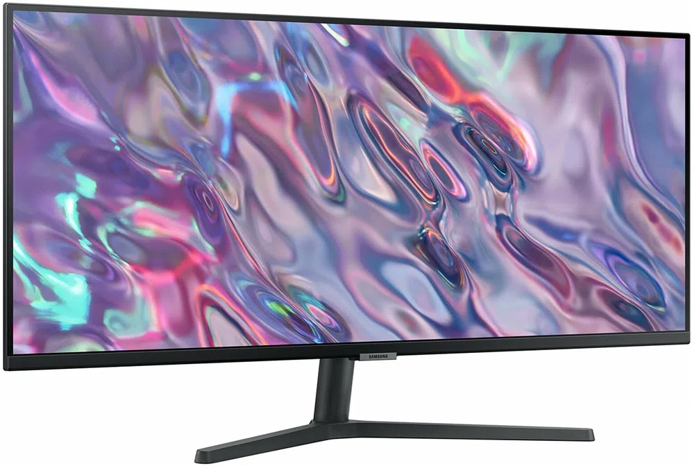 Монитор Samsung 34" ViewFinity S5 LS34C500GAUXEN черный VA LED 21:9 полуматовая 3000:1 300cd 178гр/178гр 3440x1440 100Hz FreeSync DP Ultra WQHD 4.9кг