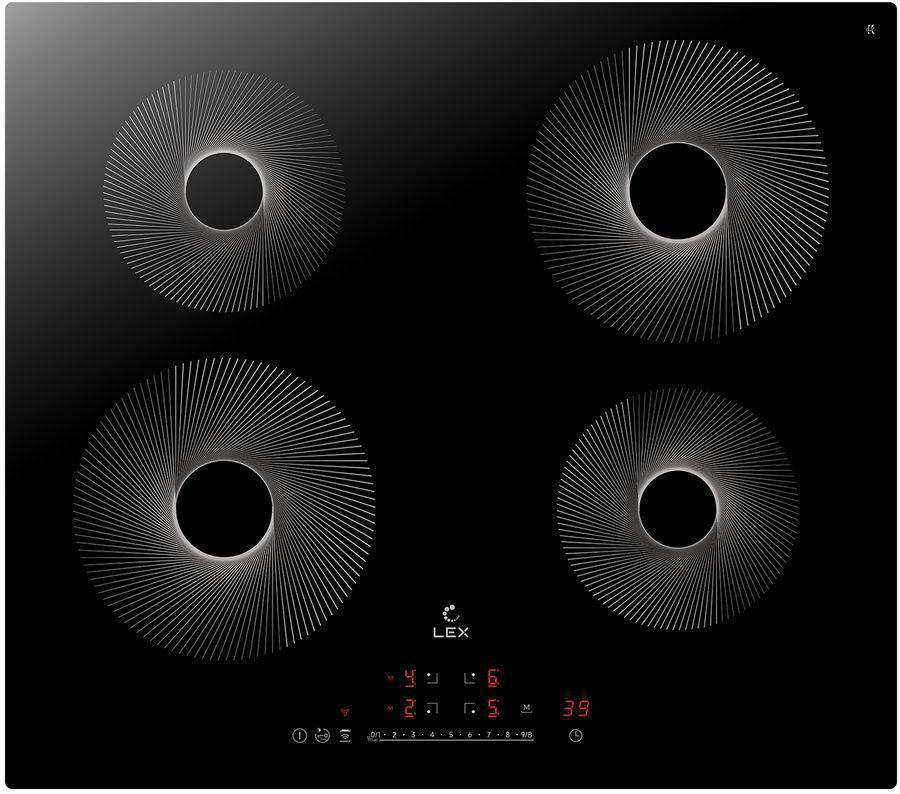 Индукционная варочная поверхность Lex EVI 640 R1 I BL черный