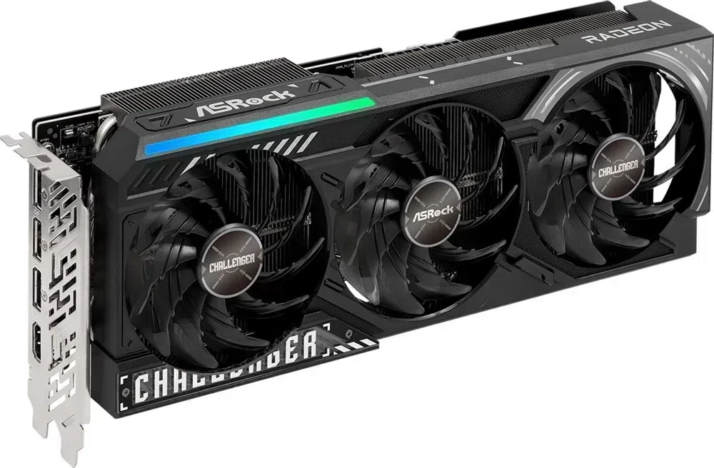 Видеокарта Asrock PCI-E 5.0 RX9070XT CL 16G AMD Radeon RX 9070XT 16Gb 256bit GDDR6 2400/20000 HDMIx1 DPx3 HDCP Ret