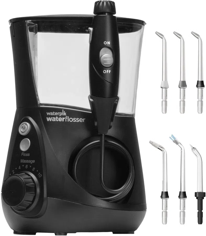 Ирригатор Waterpik WF-662 7насад. черный