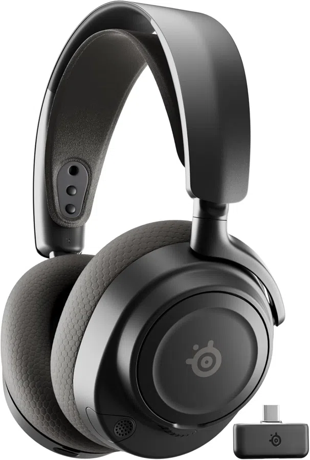 Наушники с микрофоном Steelseries Arctis Nova 7 Gen 2 черный мониторные BT/Radio оголовье (61730)