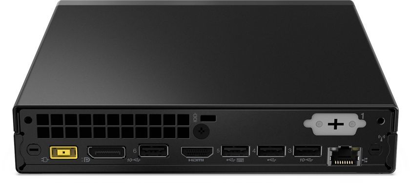 Неттоп Lenovo ThinkCentre Neo 50q G5 slim Core 5 210H (2.2) 16Gb SSD512Gb UHDG без ОС GbitEth WiFi BT 90W kb мышь клавиатура черный (13B9S09900)