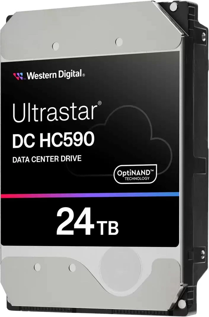 Жесткий диск WD SAS 3.0 24TB 0F59373 WUH722624AL5204 Server Ultrastar DC HC590 (7200rpm) 512Mb 3.5"