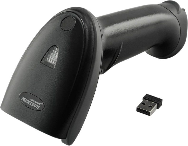 Сканер штрих-кода Mertech CL-2220 BLE Dongle 1D/2D беспроводной черный (4214) 2600мАч