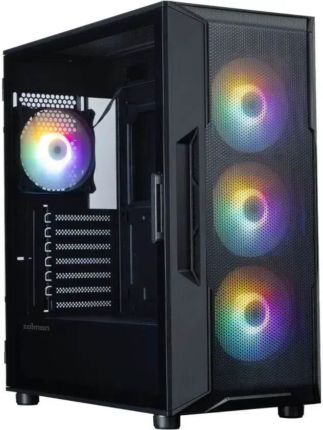 Корпус Zalman i3 Neo v2 черный без БП ATX 7x120mm 5x140mm 1xUSB3.0 audio bott PSU