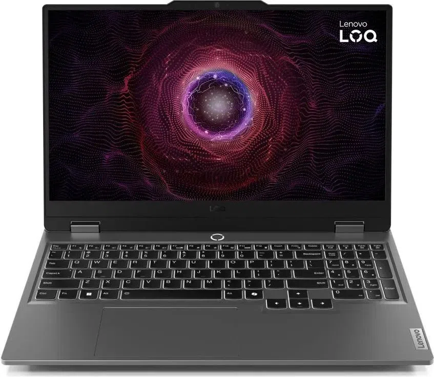 Ноутбук Lenovo LOQ 15ARP9 Ryzen 5 7235HS 16Gb SSD512Gb NVIDIA GeForce RTX 3050 6Gb 15.6" IPS FHD (1920x1080) без ОС grey WiFi BT Cam (83JC0057PS)