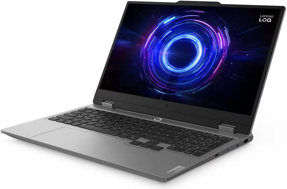 Ноутбук Lenovo LOQ 15IRX10 Core i7 14700HX 16Gb SSD512Gb NVIDIA GeForce RTX5050 8Gb 15.6" IPS FHD (1920x1080) без ОС grey WiFi BT Cam (83JE00YNPS)