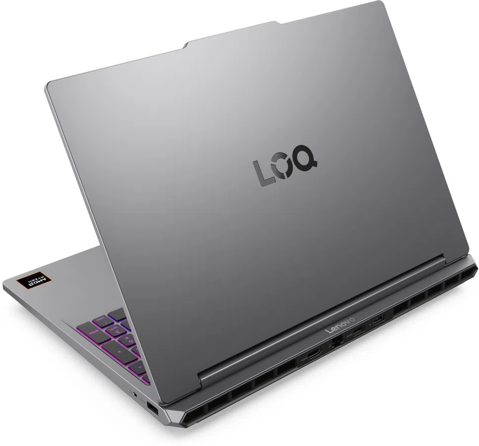 Ноутбук Lenovo LOQ 15AHP11 Ryzen 7 250 16Gb SSD512Gb NVIDIA GeForce RTX5050 8Gb 15.3" IPS WUXGA (1920x1200) без ОС grey WiFi BT Cam (83TN003FPS)