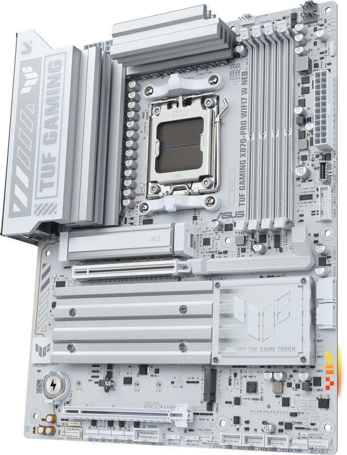 Материнская плата Asus TUF GAMING X870-PRO WIFI7 W NEO Socket AM5 AMD X870 4xDDR5 ATX AC`97 8ch(7.1) 5Gigabit RAID+HDMI