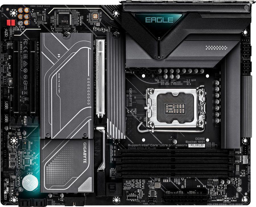 Материнская плата Gigabyte Z890 EAGLE PLUS Soc-1851 Intel Z890 4xDDR5 ATX AC`97 8ch(7.1) 2.5Gg RAID