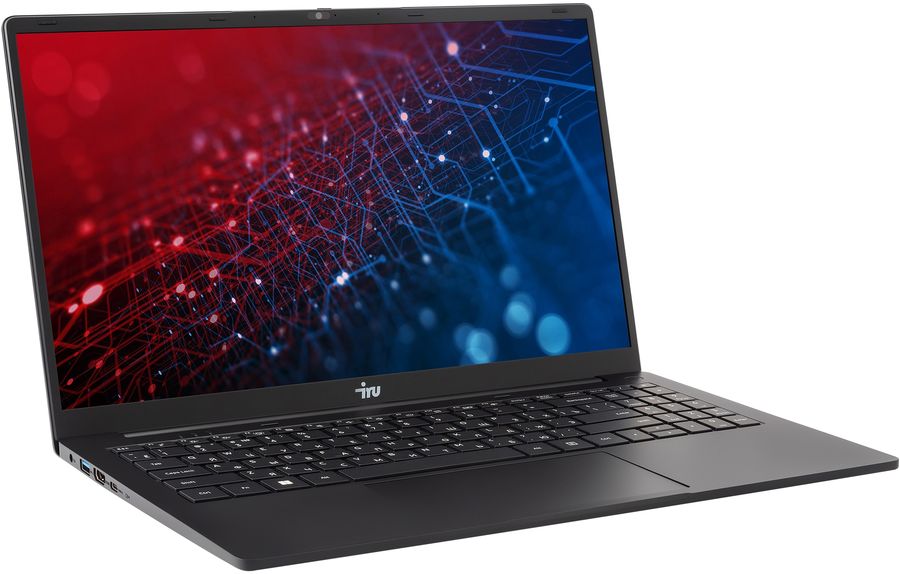 Ноутбук IRU Strato 15ALID4 Core i7 1280P 16Gb SSD512Gb Intel UHD Graphics 15.6" IPS FHD (1920x1080) без ОС black WiFi BT Cam 6000mAh (2168045)