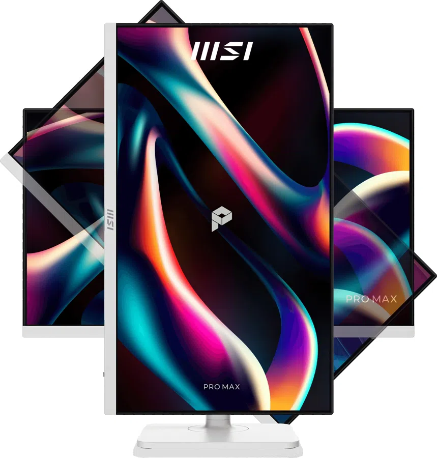 Монитор MSI 27" Pro Max 271QPHW E14 белый IPS LED 4ms 16:9 HDMI M/M матовая HAS Piv 1500:1 300cd 178гр/178гр 2560x1440 144Hz DP Quad 2K (1440p) USB 6.4кг