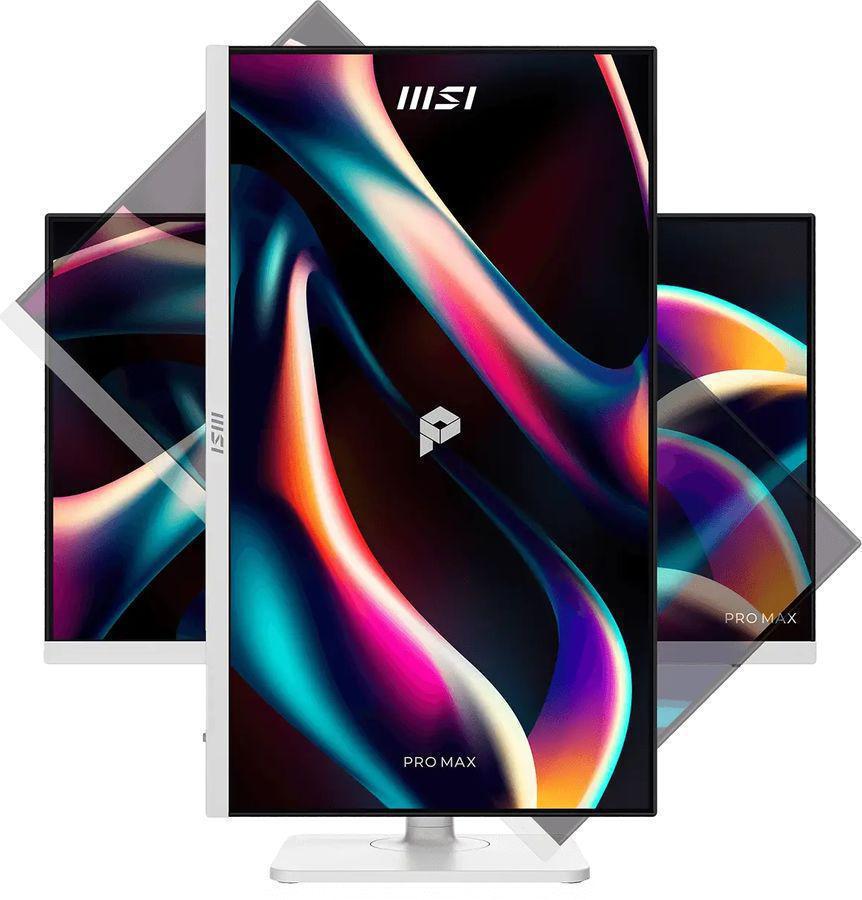 Монитор MSI 23.8" Pro Max MAX 241PHW E14 белый IPS LED 16:9 HDMI M/M матовая HAS Piv 1500:1 300cd 178гр/178гр 1920x1080 144Hz DP FHD USB 5.35кг