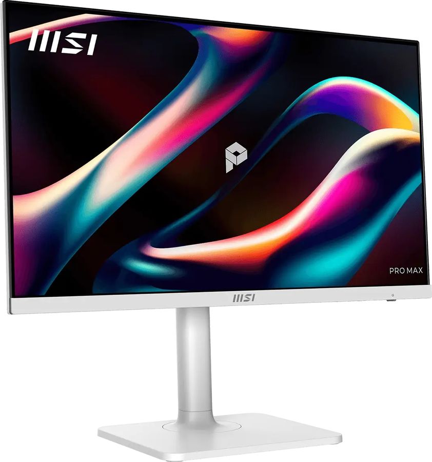 Монитор MSI 23.8" Pro Max MAX 241PHW E14 белый IPS LED 16:9 HDMI M/M матовая HAS Piv 1500:1 300cd 178гр/178гр 1920x1080 144Hz DP FHD USB 5.35кг