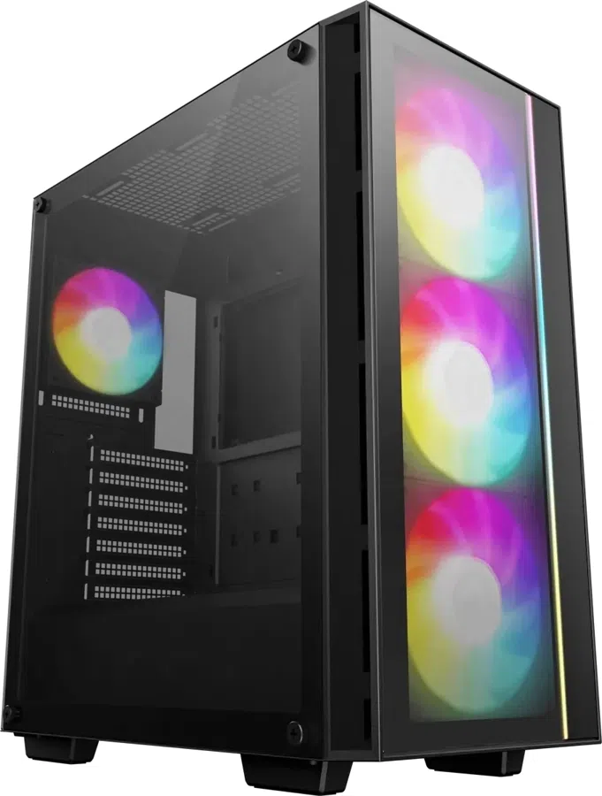 Корпус Deepcool Matrexx 55 V4 C черный без БП ATX 4x120mm 2x140mm 1xUSB3.0 audio bott PSU
