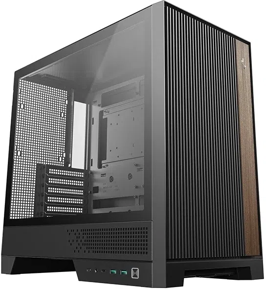 Корпус Deepcool CL600 черный/коричневый без БП ATX 4x120mm 5x140mm 2xUSB3.0 audio bott PSU