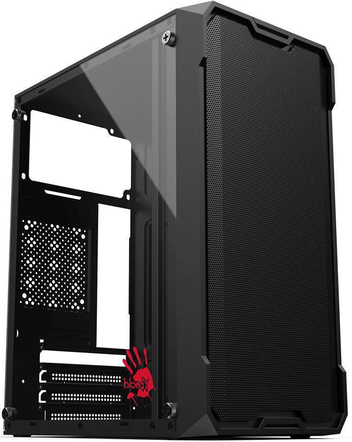 Корпус Bloody CC-129 черный без БП mATX 1x80mm 2x120mm 1xUSB2.0 1xUSB3.0 audio