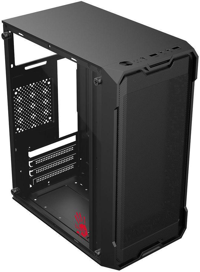 Корпус Bloody CC-129 черный без БП mATX 1x80mm 2x120mm 1xUSB2.0 1xUSB3.0 audio