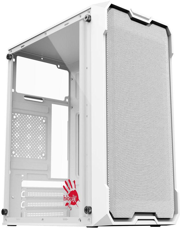 Корпус Bloody CC-129 белый без БП mATX 1x80mm 2x120mm 1xUSB2.0 1xUSB3.0 audio