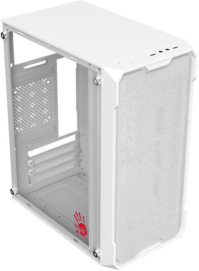 Корпус Bloody CC-129 белый без БП mATX 1x80mm 2x120mm 1xUSB2.0 1xUSB3.0 audio