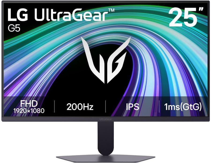 Монитор LG 24.4" UltraGear 25G523B-B черный IPS LED 16:9 HDMI матовая 1000:1 300cd 178гр/178гр 1920x1080 200Hz FreeSync Premium DP FHD 3.5кг