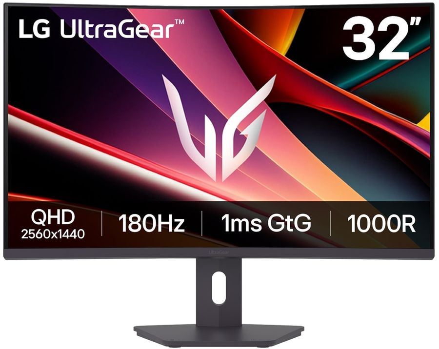 Монитор LG 31.5" UltraGear 32G600A-B черный VA LED 16:9 HDMI матовая HAS Piv 3000:1 300cd 178гр/178гр 2560x1440 180Hz FreeSync DP 2K 6.7кг