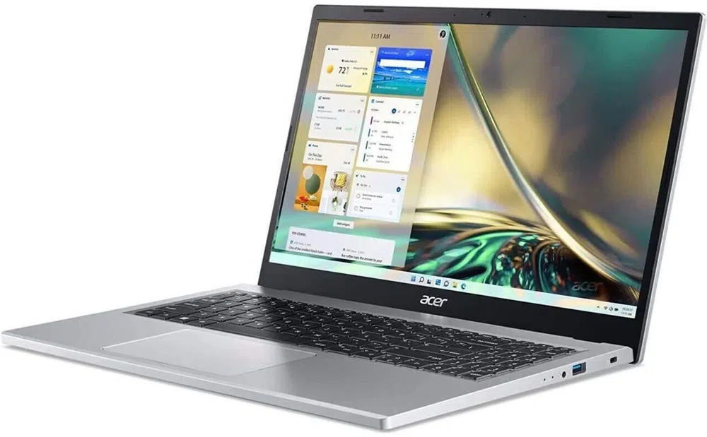 Ноутбук Acer Aspire 3 A325-42 Ryzen 7 7730U 16Gb SSD512Gb AMD Radeon Graphics 15.6" IPS FHD (1920x1080) без ОС silver WiFi BT Cam (ZN.N01SI.03U)