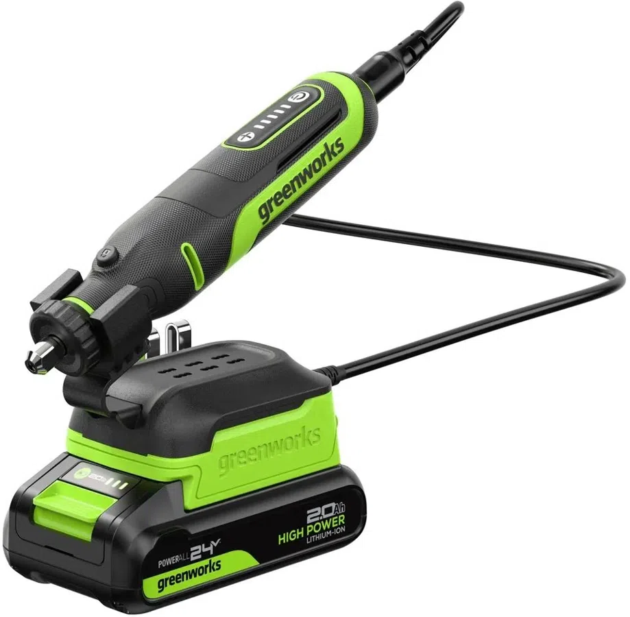 Гравер Greenworks G24RT 50Вт насадок:52