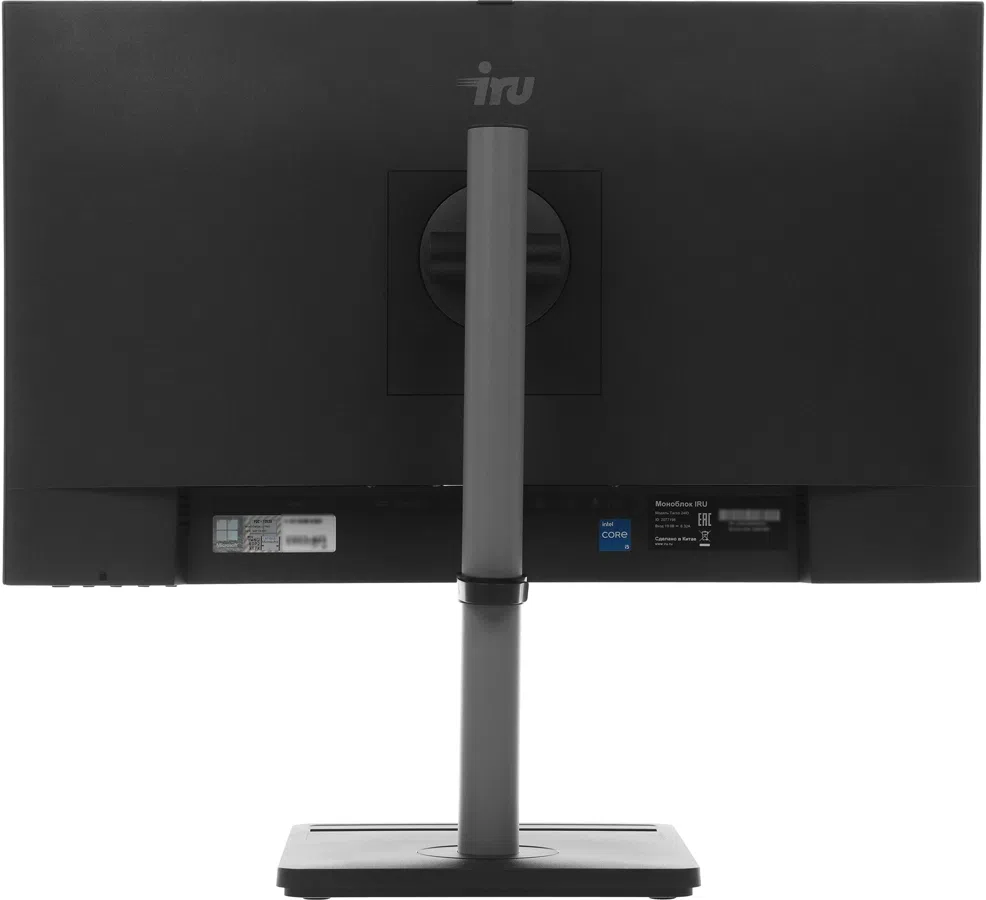 Моноблок IRU Tactio 24ID 24.5" Full HD i5 12400 (2.5) 16Gb SSD512Gb UHDG 730 без ОС GbitEth WiFi BT 120W Cam черный 1920x1080 (RUS)