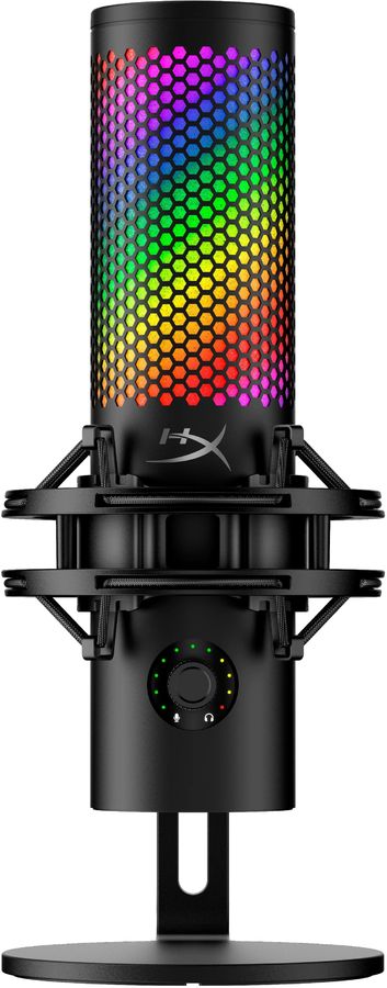 Микрофон проводной HyperX QuadCast 2 S 3м черный