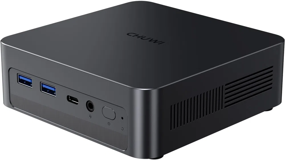 ПК Мини Chuwi AuBox X Core Ultra 5 226V (2.1) 16Gb SSD512Gb ARC 130V Windows 11 Pro 2.5xGbitEth WiFi BT 100W серый