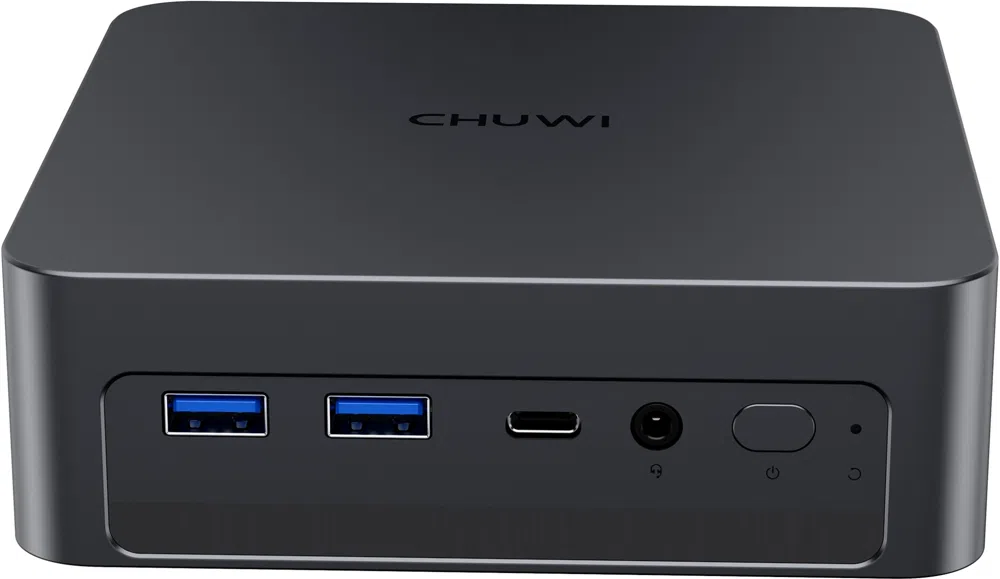 ПК Мини Chuwi AuBox X Core Ultra 7 256V (2.2) 16Gb SSD1Tb ARC 140V Windows 11 Pro 2.5xGbitEth WiFi BT 100W серый