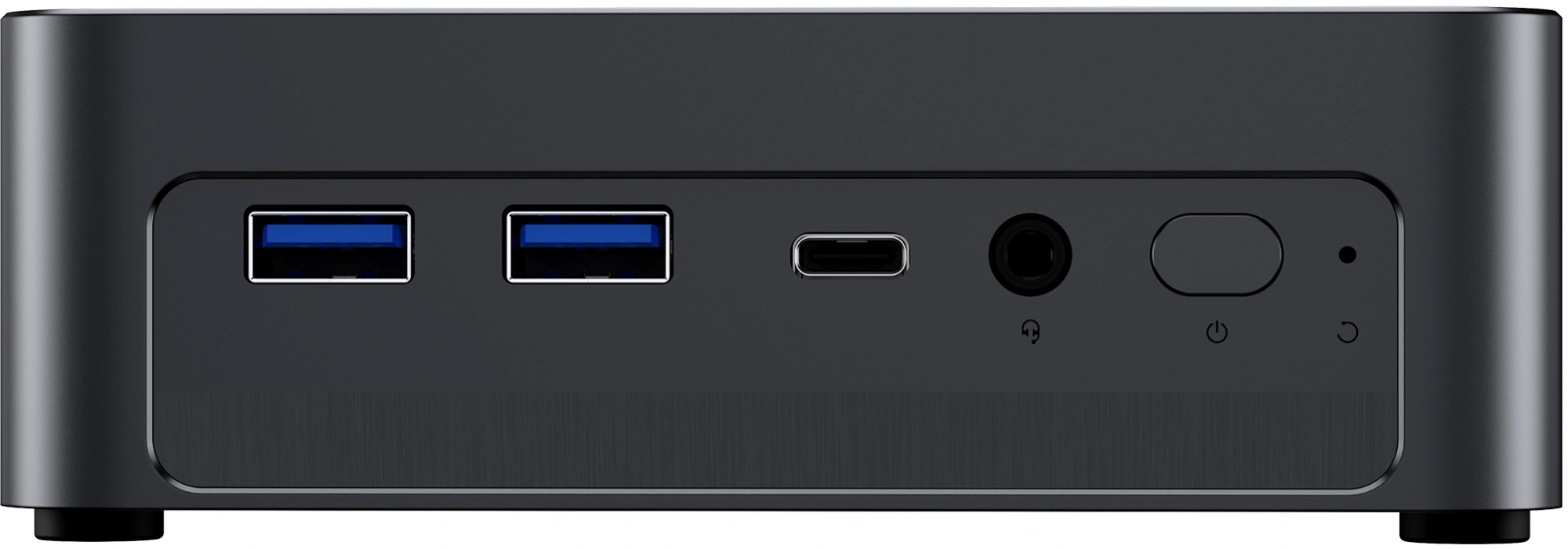 ПК Мини Chuwi AuBox X Core Ultra 7 256V (2.2) 16Gb SSD1Tb ARC 140V Windows 11 Pro 2.5xGbitEth WiFi BT 100W серый
