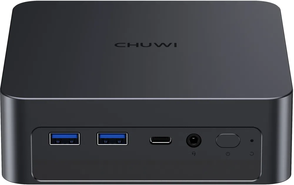 ПК Мини Chuwi AuBox X Core Ultra 7 256V (2.2) 16Gb SSD1Tb ARC 140V Windows 11 Pro 2.5xGbitEth WiFi BT 100W серый