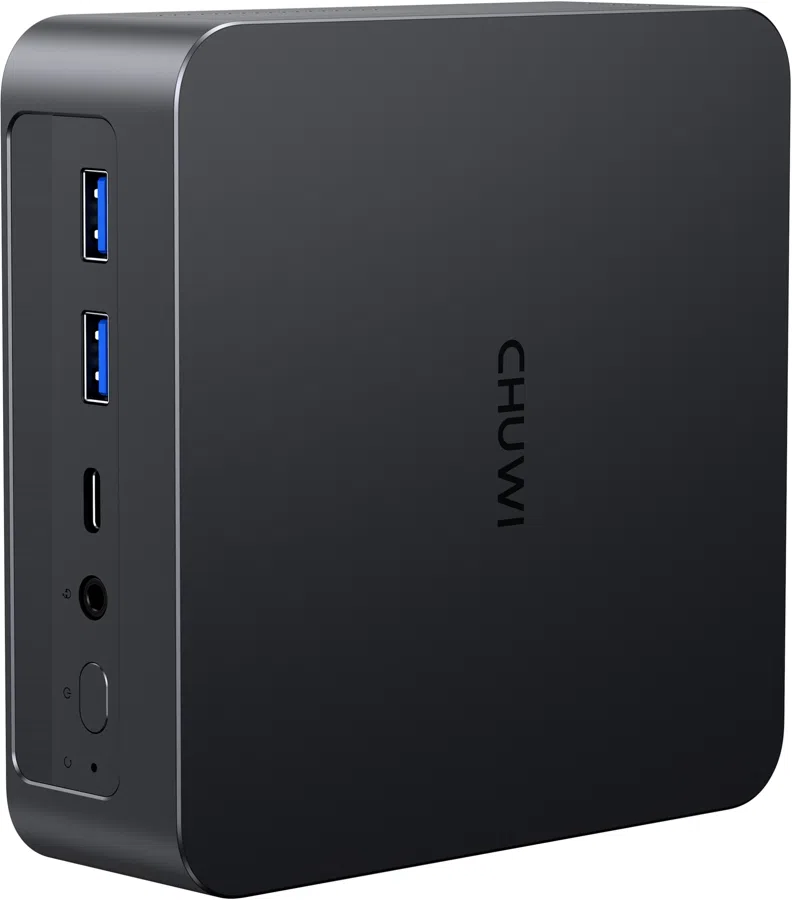 ПК Мини Chuwi AuBox X Core Ultra 7 256V (2.2) 16Gb SSD1Tb ARC 140V Windows 11 Pro 2.5xGbitEth WiFi BT 100W серый