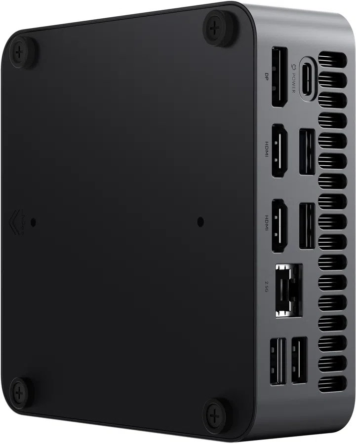 ПК Мини Chuwi AuBox X Core Ultra 7 256V (2.2) 16Gb SSD1Tb ARC 140V Windows 11 Pro 2.5xGbitEth WiFi BT 100W серый