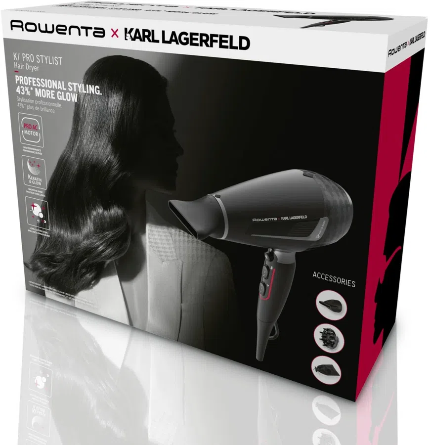 Фен Rowenta CV888LF0 2200Вт черный (1830008533)