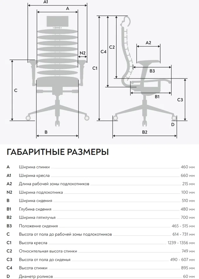 Кресло руководителя эргономичное Метта Equalizer L2-47D белый/черный сиденье белый/черный экокожа с подголов. крестов.5-луч. металл хром