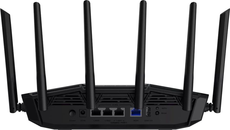 Роутер беспроводной Asus TUF-BE9400 BE9400 100/1000/2500BASE-T черный