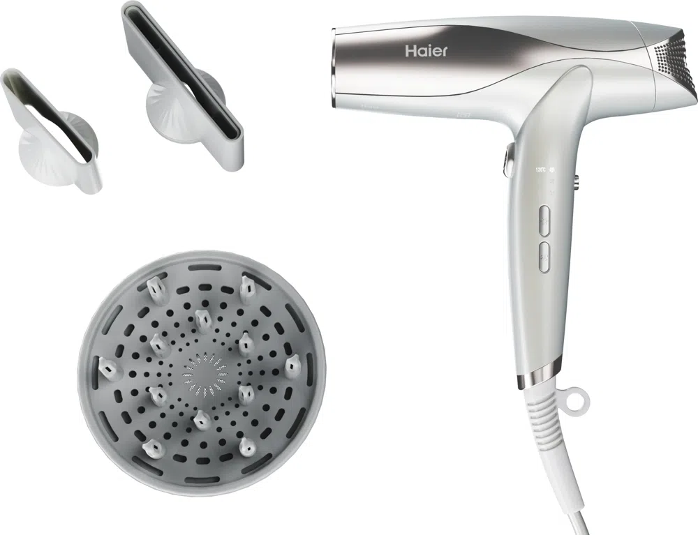 Фен Haier HHD-602 1500Вт белый (FZ047ED00RU)