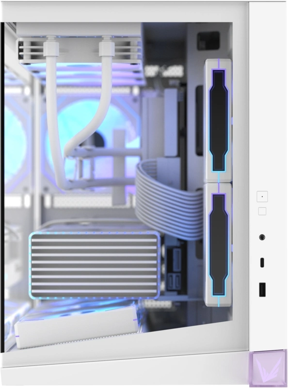 Корпус Formula Crystal Z4M белый без БП mATX 9x120mm 1xUSB3.0 audio bott PSU