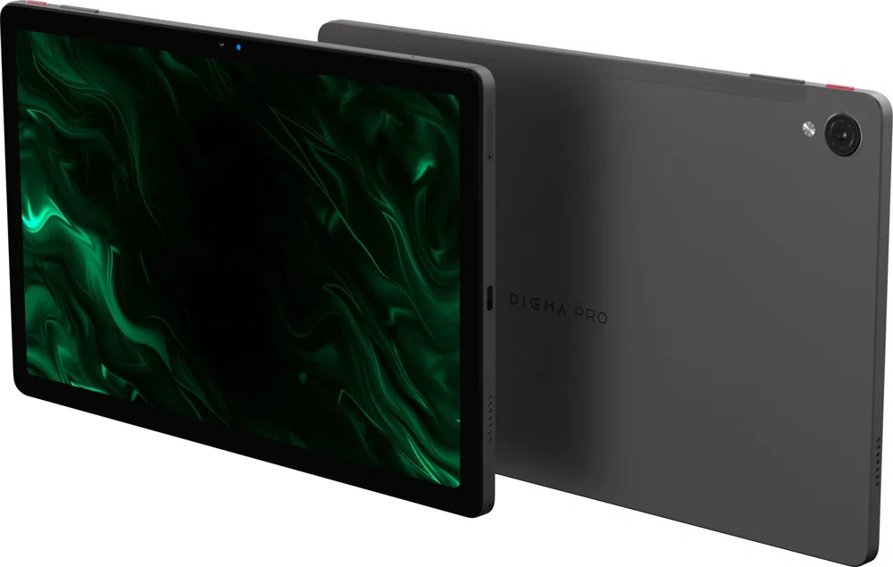 Планшет Digma Pro Pulse T616 (2.0) 8C RAM8Gb ROM256Gb 10.4" In-Cell 2000x1200 4G Android 15 графит 13Mpix 5Mpix BT WiFi microSD 128Gb 7000mAh 500hrs